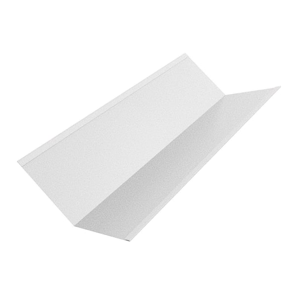 Kehlblech aus Aluzink, 0,75 mm Stahl, in Hauptansicht, leicht schräg von oben