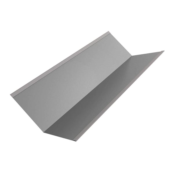 Kehlblech Weißaluminium RAL 9006, 0,50 mm Stahl, Hauptansicht