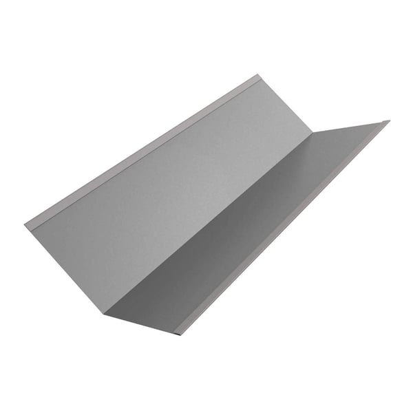 Kehlblech Stahl 0,75 mm Weißaluminium RAL 9006, Hauptansicht