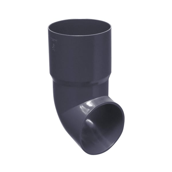 Graphit PVC Fallrohrabzweig, Detailansicht
