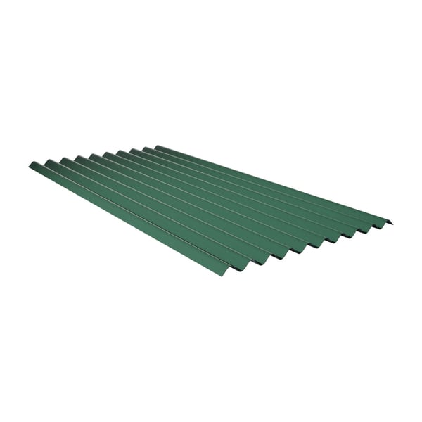 Kunststoff Profilplatte ReWell 94/34, 2,20 mm, grün, freigestellt