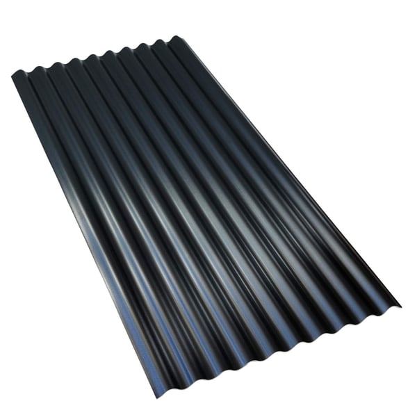 Kunststoff Profilplatte Scobanit EVO schwarz, 3,00 mm, Hauptansicht schraeg von oben
