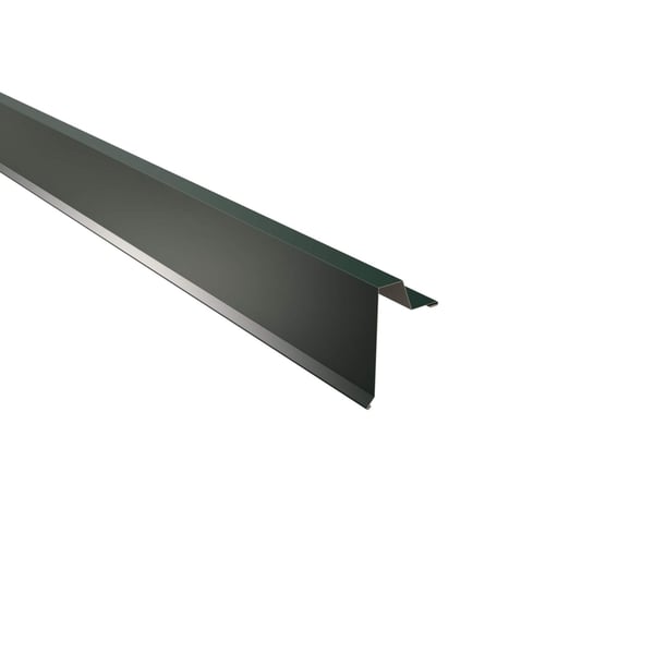 Ortgangwinkel Stehfalzprofil 33/500 Aluminium Moosgrün RAL 6005