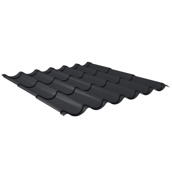 Pfannenblech 2/1060 Anthrazitgrau (RAL 7016) mit 80 µm Shimoco Beschichtung, Hauptansicht