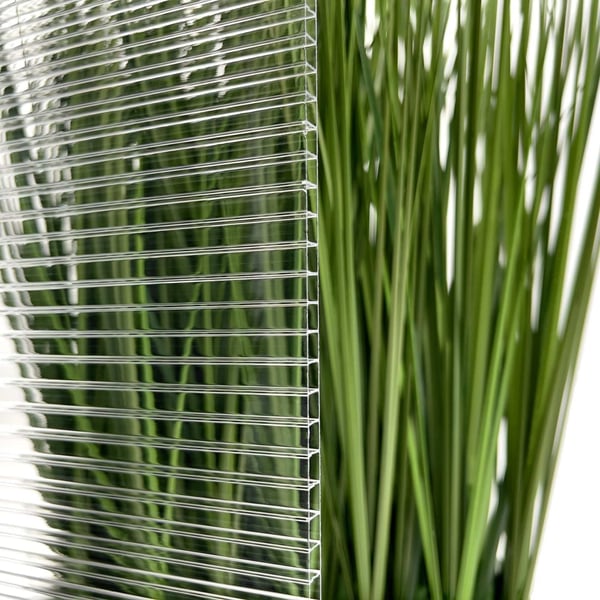 Polycarbonat Doppelstegplatte | 6 mm | Breite 1,05 m | Klar | 3,00 m