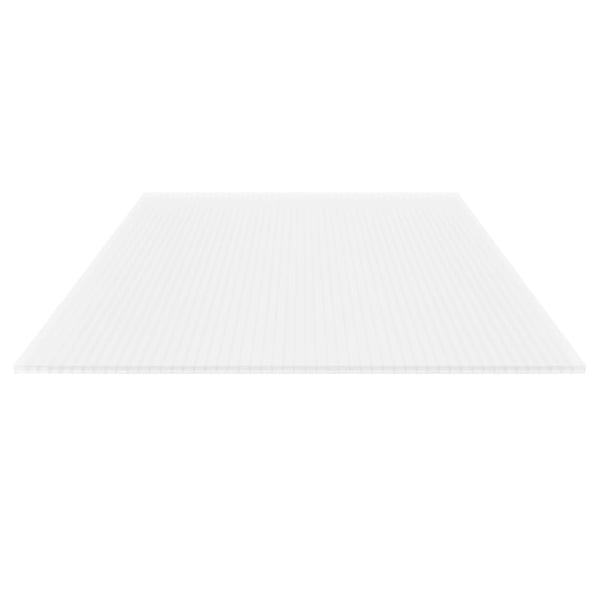 Polycarbonat Stegplatte | 16 mm | Profil Mendiger | Sparpaket | Plattenbreite 98 cm | Opal Weiß | Breite 5,11 m | Länge 4,00 m