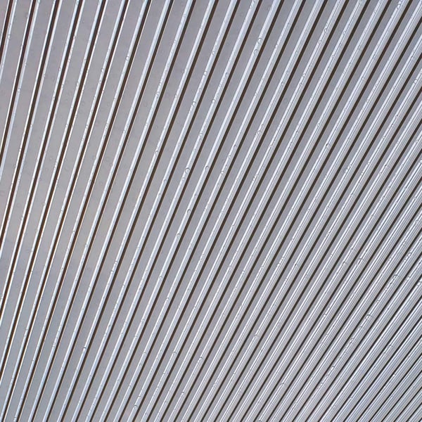 Polycarbonat Stegplatte | 16 mm | Breite 98 cm | Klar / Anthrazit gestreift | 2-Seiten UV-Schutz | 3,00 m