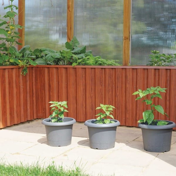 Polycarbonat Stegplatte | 16 mm | Breite 98 cm | Klar | X-Struktur | 4,00 m