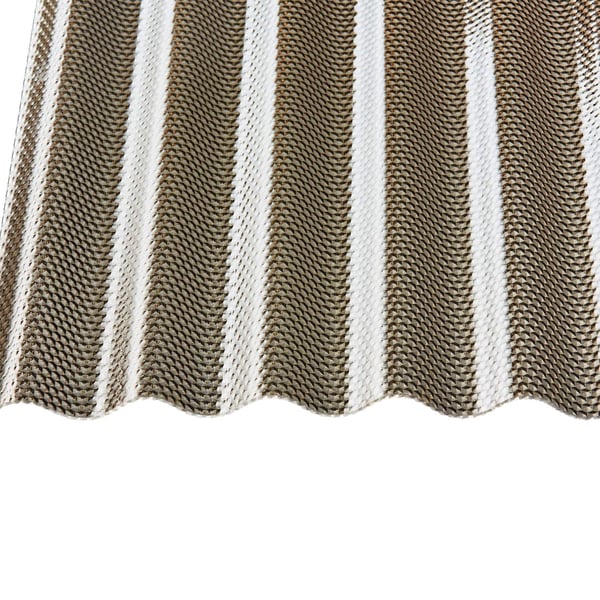 Polycarbonat Wellplatte | 76/18 | Sparpaket | 2,60 mm | Bronze | Wabenstruktur | Breite 6,93 m | Länge 7,00 m