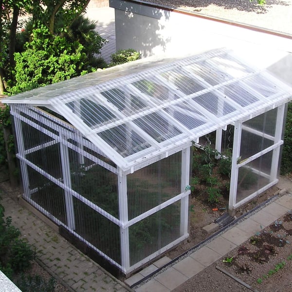 Polycarbonat Wellplatte | 76/18 | Sparpaket | 0,80 mm | Klar | Breite 7,90m | Länge 7,00 m