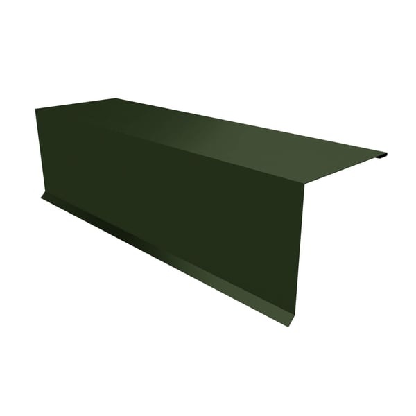 Pultabschluss aus grünem Stahl, 0,50 mm, PURMAT® beschichtet, Hauptansicht