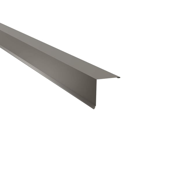 Pultabschluss Graualuminium RAL 9007, 0,70 mm Aluminium, 25 µm Polyester, Hauptansicht
