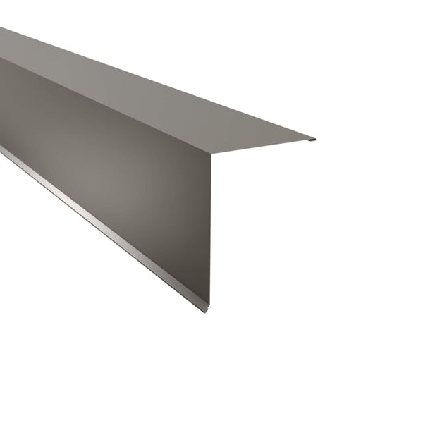 Pultabschluss Graualuminium RAL 9007, 0,50 mm Stahl, 25 µm Polyesterbeschichtung, Hauptansicht