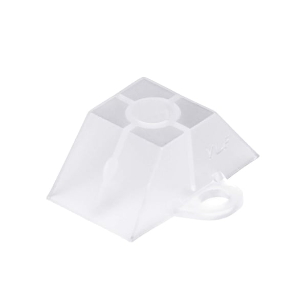 Transparenter Abstandhalter für PVC Spundwandplatte 70/18, freigestellt