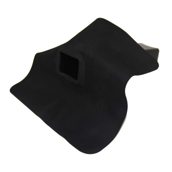 Regenwasserabfluss aus schwarzem EPDM, 1,30 mm Stärke, mit quadratischer Öffnung, Hauptansicht