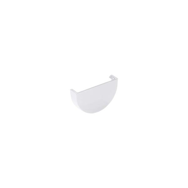Rinnenendstück aus grauem PVC von Plastmo, Hauptansicht