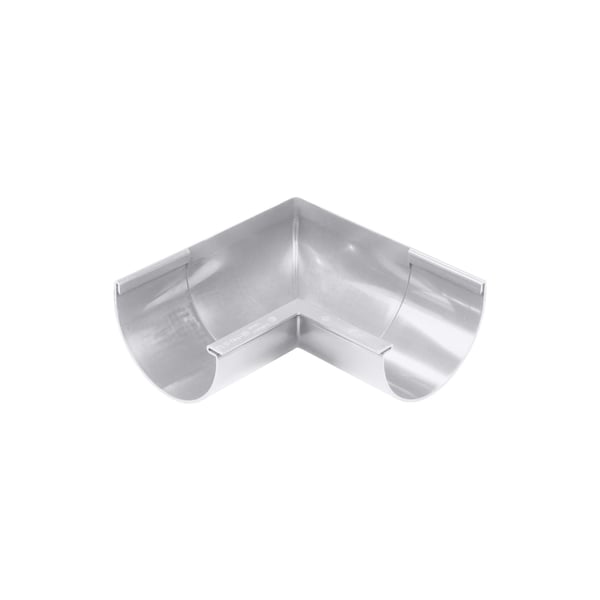 Rinneninnenwinkel 90 Grad aus grauem PVC von Plastmo, Hauptansicht