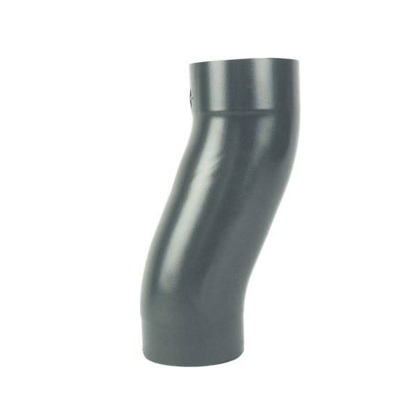 Sockelknie aus graphitfarbenem Stahl mit 50 µm Polyurethan-Beschichtung, Hauptansicht