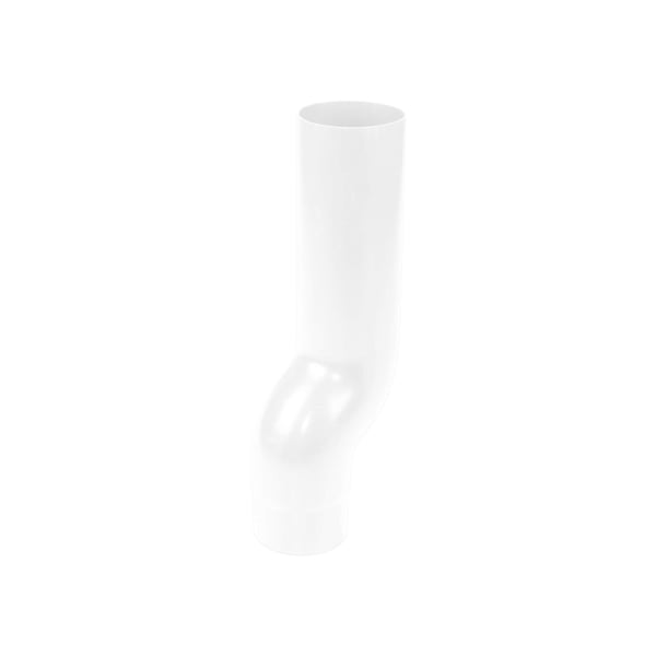 Sockelknie aus weißem PVC von Plastmo, Hauptansicht