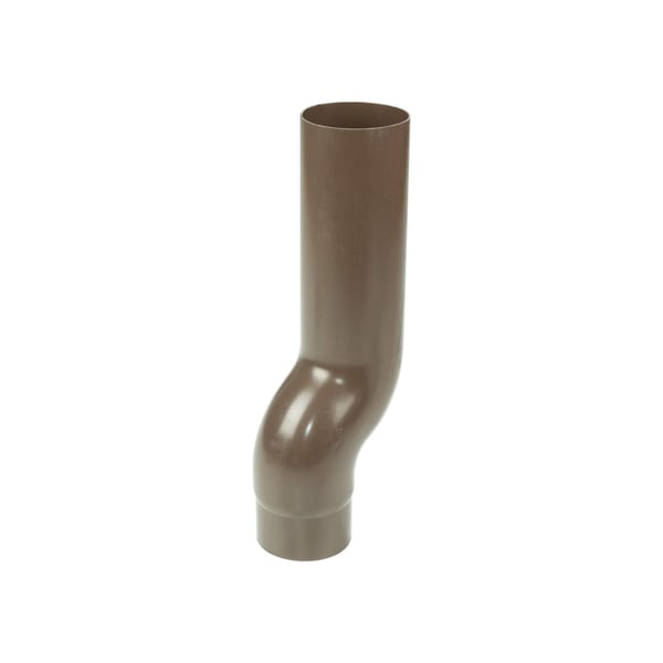 Sockelknie aus braunem PVC von Plastmo, Hauptansicht