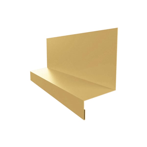 Sockelleiste Typ 2 aus sandgelbem Stahl, 0,50 mm, mit 25 µm Polyesterbeschichtung