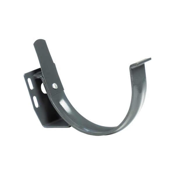Stahl Dachrinnenhalter Graphit, verstellbar, 50 µm Polyurethan Beschichtung