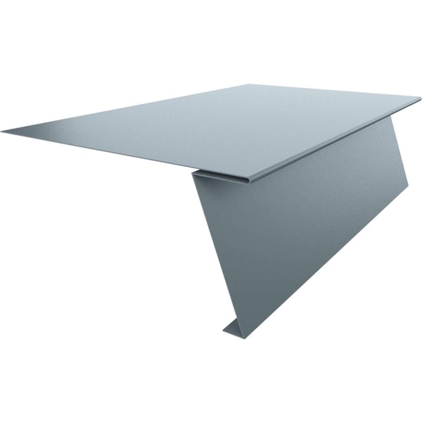 Startprofil Fehgrau (RAL 7000) aus Stahl, 0,50 mm, mit 25 µm Polyesterbeschichtung