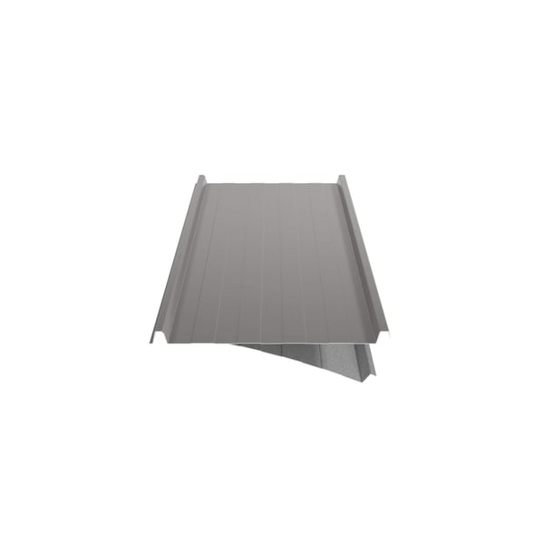 Stehfalzblech 33/500-LR Graualuminium RAL 9007 mit sichtbarer Anti-Tropf Vlieskante