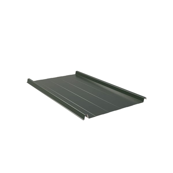 Stehfalzblech 33/500-LR, Stahl 0,63 mm, Chromoxidgrün (RAL 6020), Hauptansicht
