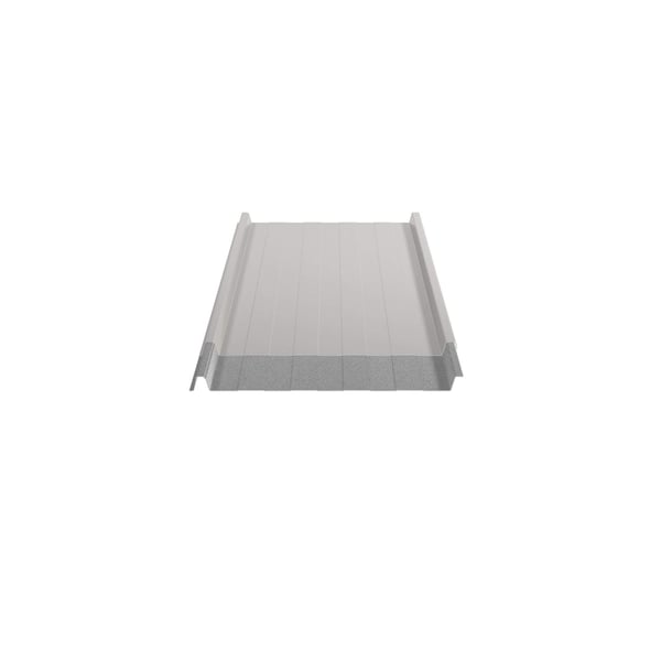 Schnittansicht des Stehfalzblechs 33/500-LR mit Anti-Tropf Vlies 700 g/m²