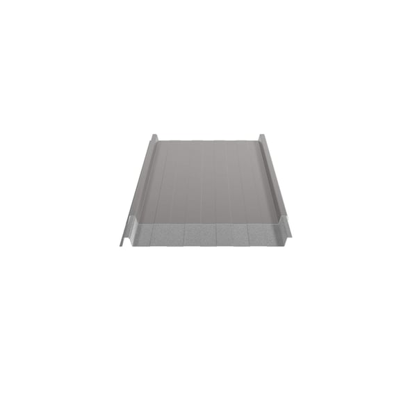 Stehfalzblech 33/500-LR Graualuminium mit Anti-Tropf-Vlies auf der Unterseite, Hauptansicht
