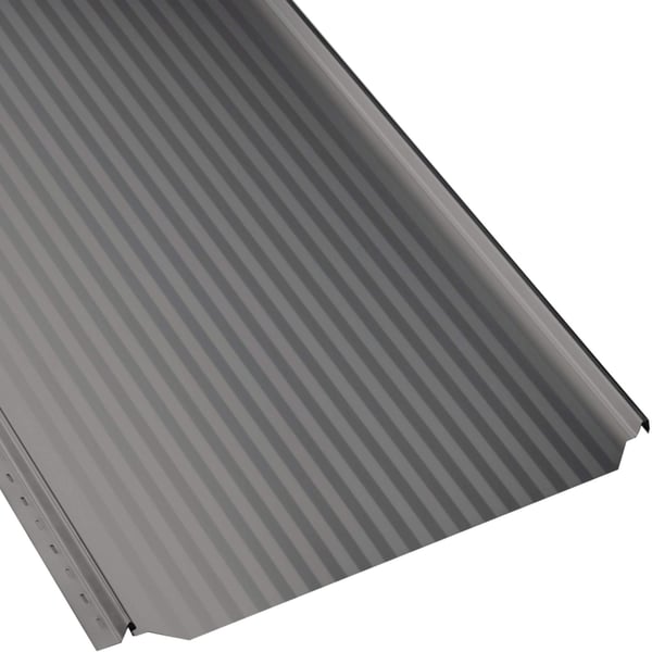 Stehfalzblech PD-510-S Mikro Graualuminium RAL 9007, 0,50 mm Stahl, 25 µm Polyester