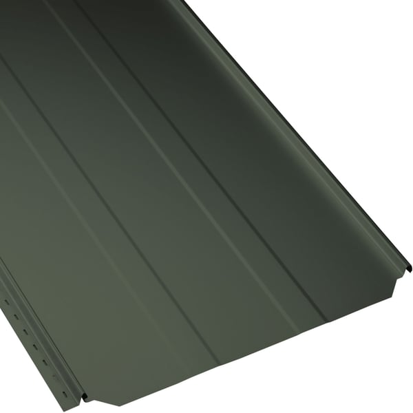 Stehfalzblech PD-510-S Trapez, gruen, 0,50 mm Stahl, 35 µm Mattpolyester, Hauptansicht