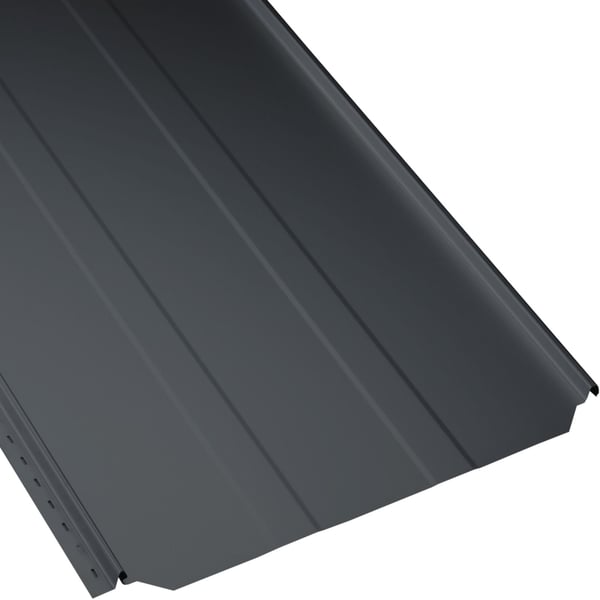 Stehfalzblech PD-510-S Trapez anthrazitgrau, 0,50 mm, PURLAK® Beschichtung, Hauptansicht