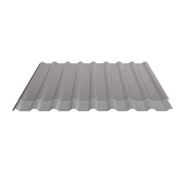 Trapezblech 20/1100 Aluminium Graualuminium mit Anti-Tropf-Vlies auf der Unterseite