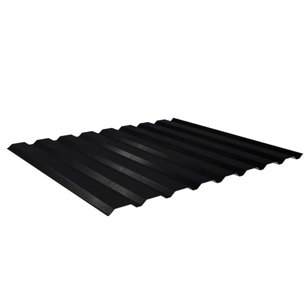 Trapezblech 20/1100, Schwarz, 0,50 mm Stahl, Hauptansicht