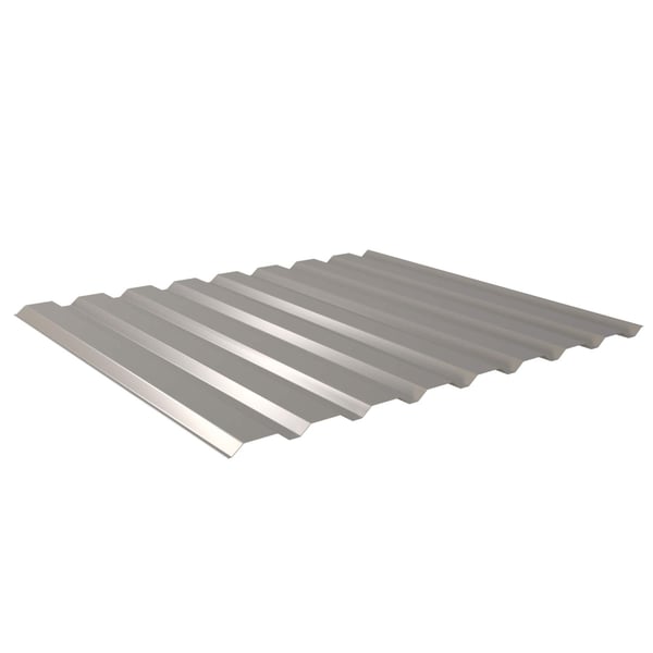 Trapezblech 20/1100 Aluminium 0,70 mm Graualuminium, Hauptansicht