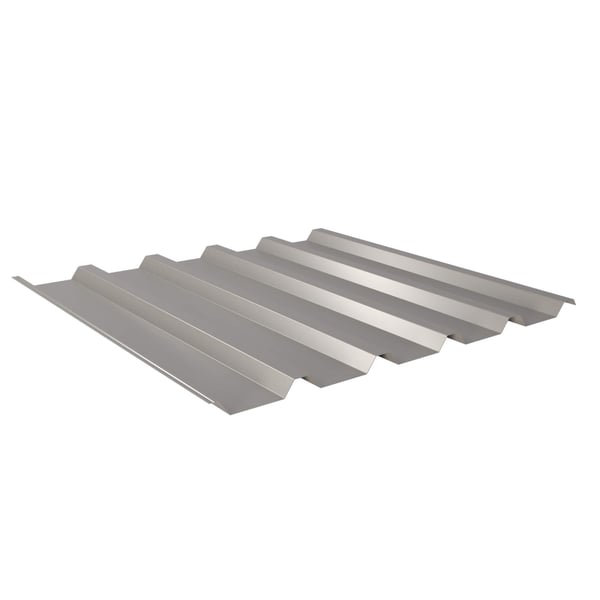 Trapezblech 35/207 Graualuminium, Stahl 0,50 mm, 25 µm Polyesterbeschichtung, Hauptansicht
