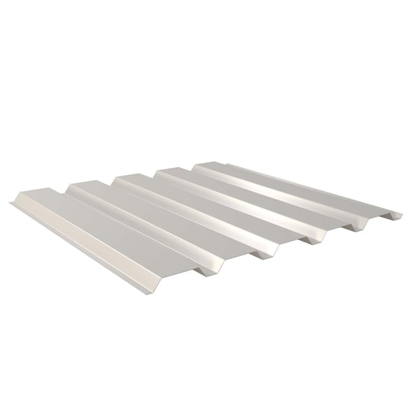 Trapezblech 35/207 Wand, Grauweiß RAL 9002, 0,75 mm Stahl, Hauptansicht schräg von oben
