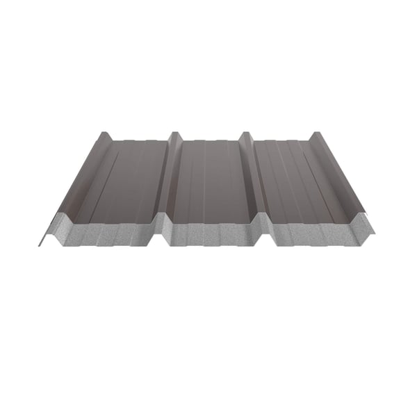 Trapezblech 45/333 | Dach | Anti-Tropf 1000 g/m² | Stahl 0,50 mm | 25 µm Polyester | 8014 - Sepiabraun