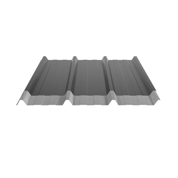 Trapezblech 45/333 Tiefschwarz, Stahl 0,50 mm, mit Anti-Tropf Vlies Unterseite