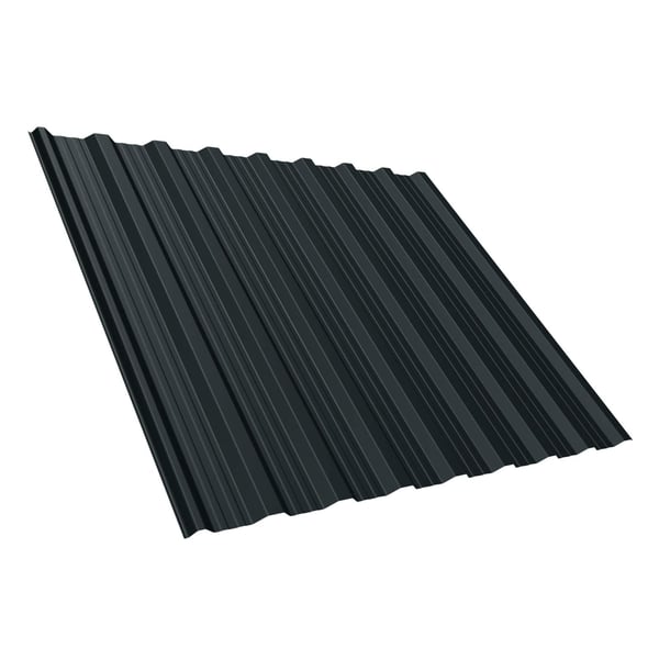 Trapezblech T18DR Anthrazitgrau 0,75 mm, Hauptansicht der Profilplatte