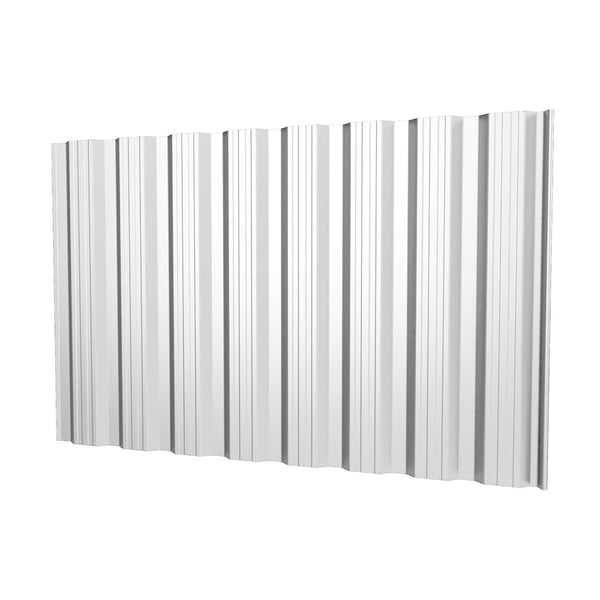 Trapezblech T18DR Lichtgrau RAL 7035, Hauptansicht der Profilplatte aus Stahl 0,50 mm