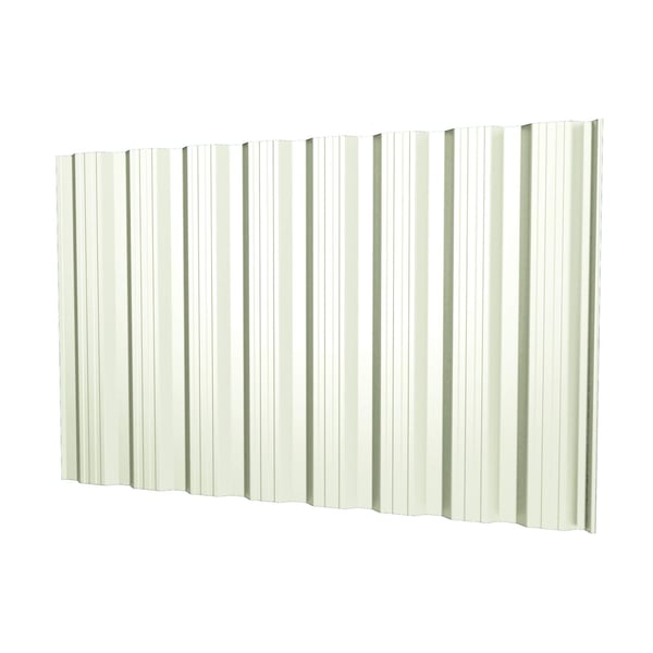 Trapezblech T18DR Grauweiß, 0,75 mm Stahl, Polyesterbeschichtung, freigestellt
