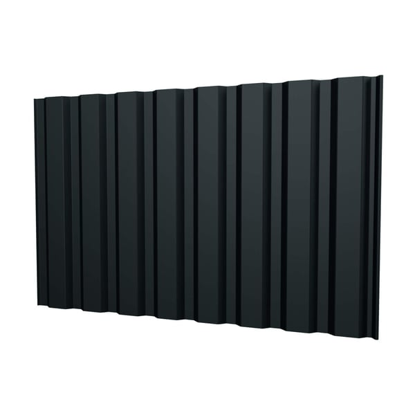 Trapezblech T20M Wand Anthrazitgrau RAL 7016 Mattpolyester 0,50 mm Hauptansicht