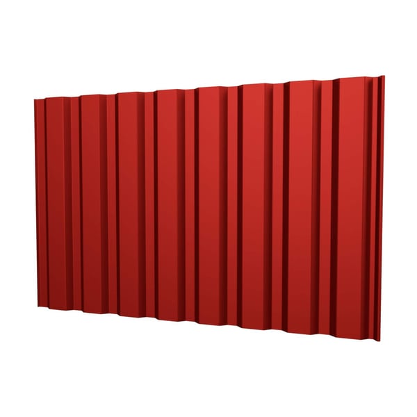 Trapezblech T20M Wand Korallenrot, 0,50 mm Stahl, Polyester 25 µm beschichtet, Hauptansicht