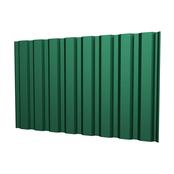 Trapezblech T20M Wand Stahl 0,63 mm moosgrün (RAL 6005), Hauptansicht