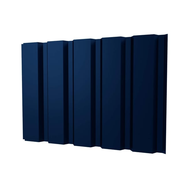 Trapezblech T35/207M Enzianblau, 0,50 mm Stahl, 25 µm Polyesterbeschichtung, Hauptansicht