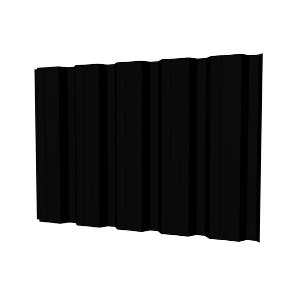 Trapezblech T35DR Wand Schwarz PURMAT 0,50 mm, Hauptansicht