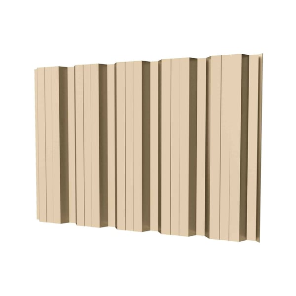 Trapezblech T35DR Hellelfenbein, 0,75 mm, Polyesterbeschichtung, Hauptansicht